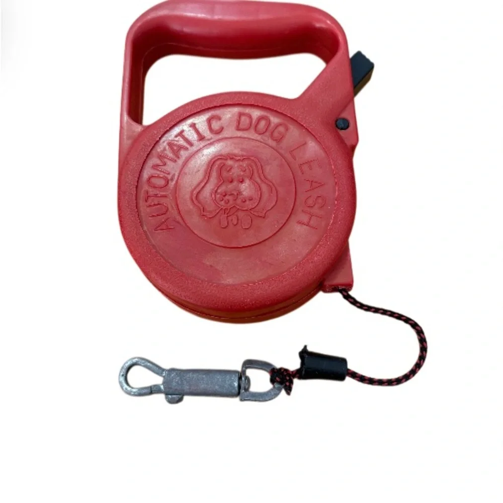 Red Automatic Dog Leash